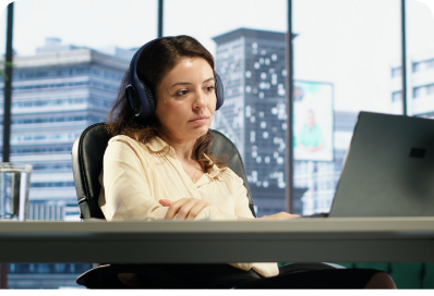 young-entrepreneur-listening-podcast-while-she-solves-daily-business-tasks